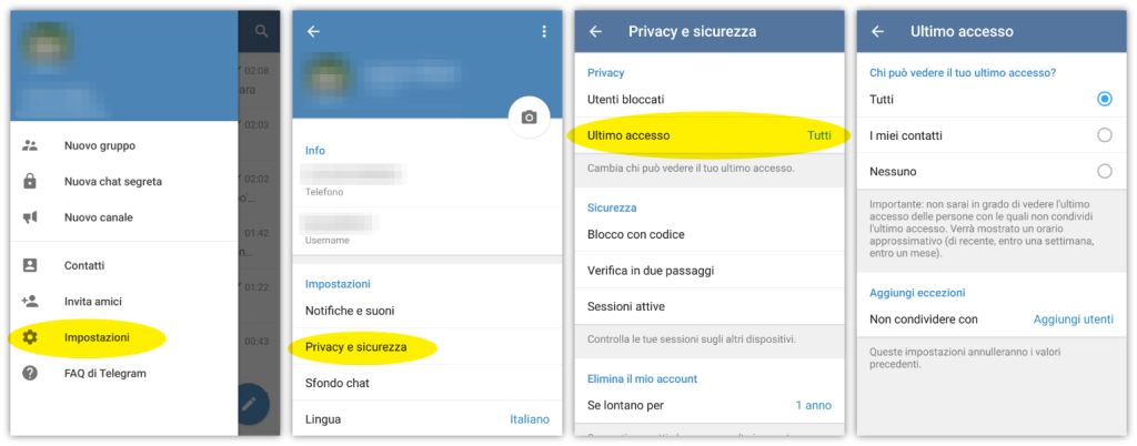 Vedere Ultimo Accesso Telegram Anche Se Nascosto